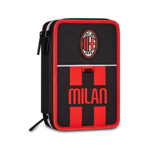 Picture of MILAN 3 ZIPPER FILLED PENCIL CASE